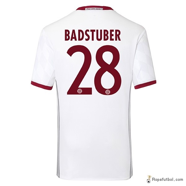 Camiseta Bayern de Múnich Replica Tercera Ropa Badstuber 2016/17 Blanco